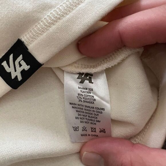 YoungLA Unisex Print Oversized Workout Tank Beige Size XL - Picture 7 of 9